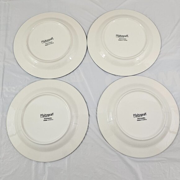 Pfaltzgraff Sommersby Strawberry 8.5”Stoneware Salad Luncheon Plates Set of 4 - Picture 16 of 16